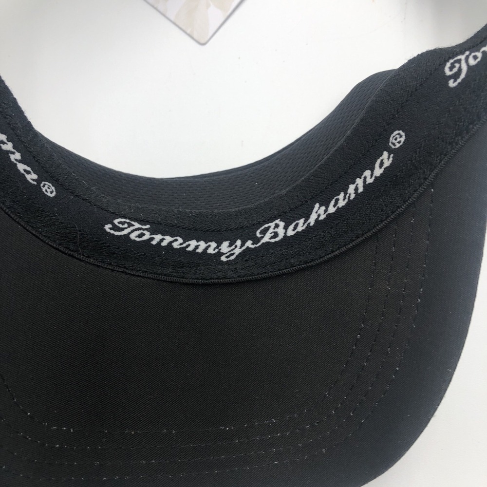 Tommy Bahama Visor Sun Hat Cap Adjustable Black Fishing NWT Visor White Hat NEW - Picture 14 of 16